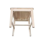 Lot de 2 chaises sans accoudoirs Quincy non finies - International Concepts