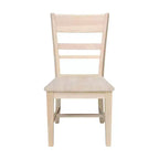 Lot de 2 chaises sans accoudoirs Quincy non finies - International Concepts