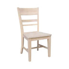 Lot de 2 chaises sans accoudoirs Quincy non finies - International Concepts