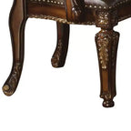 Chaise de salle à manger Vendome Acme Furniture – Similicuir expresso/Finition cerisier
