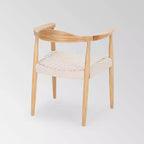 Palmyra Mid Century Modern Chair White - Christopher Knight Home: Wool & Cotton Blend, No Assembly Required