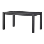Buylateral Verdon Modern Farmhouse Rectangular Dining Table Black