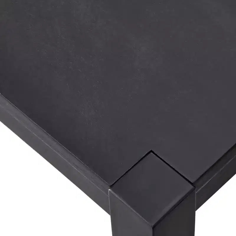 Table à Manger Rectangulaire Noir Verdon Moderne Ferme Buylateral