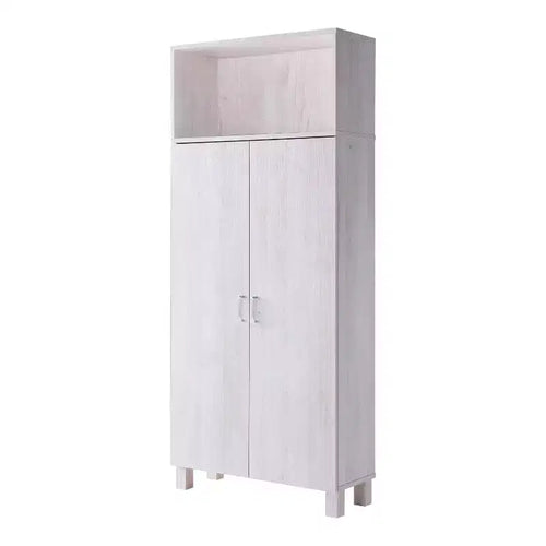 Meuble garde-manger double porte Maclay de 24/7 Shop At Home, chêne blanc