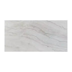 Picket House Furnishings Liam Standard Height Rectangular Dining Table White Marble: Scandinavian Style, Rubberwood Frame, Seats 4