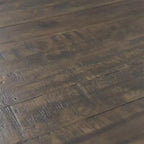 5pc Dex Extendable Dining Table Set, 4 Upholstered Chairs - Picket House Furnishings: Smokey Walnut, Turnbuckle Detail