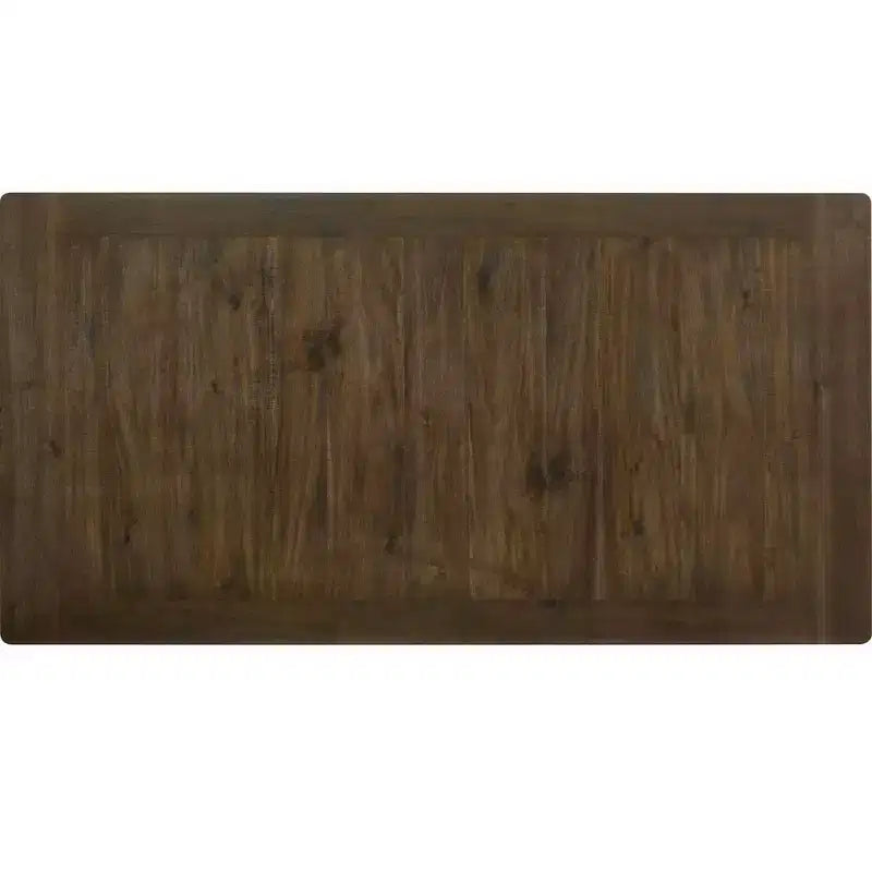 78" Fedele Dining Table Weathered Oak/Cream Finish - Acme Furniture