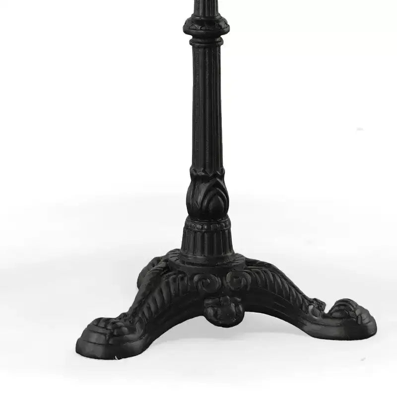 Mila Pedestal Base Dining Table Brown/Black - Carolina Cottage