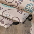 Fauteuil inclinable en tissu Darvis blanc - Christopher Knight Home : Design compact, pieds fuselés, bords passepoilés
