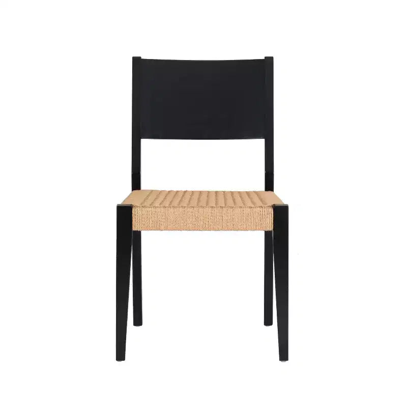 Powell Ensemble de 2 chaises d'appoint Clara noires