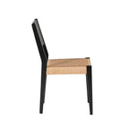 Powell Ensemble de 2 chaises d'appoint Clara noires