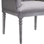 Fauteuil d'appoint en chêne blanchi Boraam Keegan