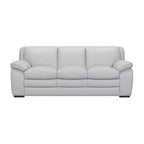 Zanna Genuine Leather Sofa Dove Gray - Armen Living