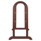 Eleanor Quilt Rack - Antique Walnut - Winsome: Hardwood Stand for Linen & Comforter Storage