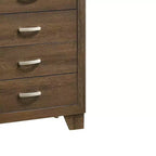 Commode Miquell 32" Chêne - Acme Furniture : Rangement de style transitionnel à 5 tiroirs, design compact