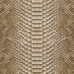 Séparateur de pièce en toile à imprimé serpent double face de 6 po, couleur havane - Meubles orientaux : Aucun assemblage, 3 panneaux
