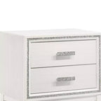 Acme Furniture Table de Chevet Haiden Blanc