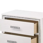 Acme Furniture Table de Chevet Haiden Blanc