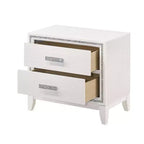Acme Furniture Table de Chevet Haiden Blanc