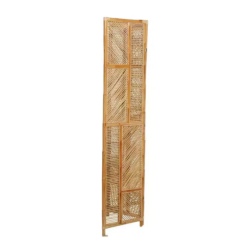 Paravent Contemporain en Bois Marron - Olivia & May