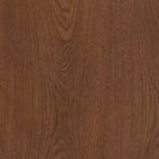 Commode à 6 tiroirs en bois et rotin synthétique Barrett, pieds inclinés - Baxton Studio