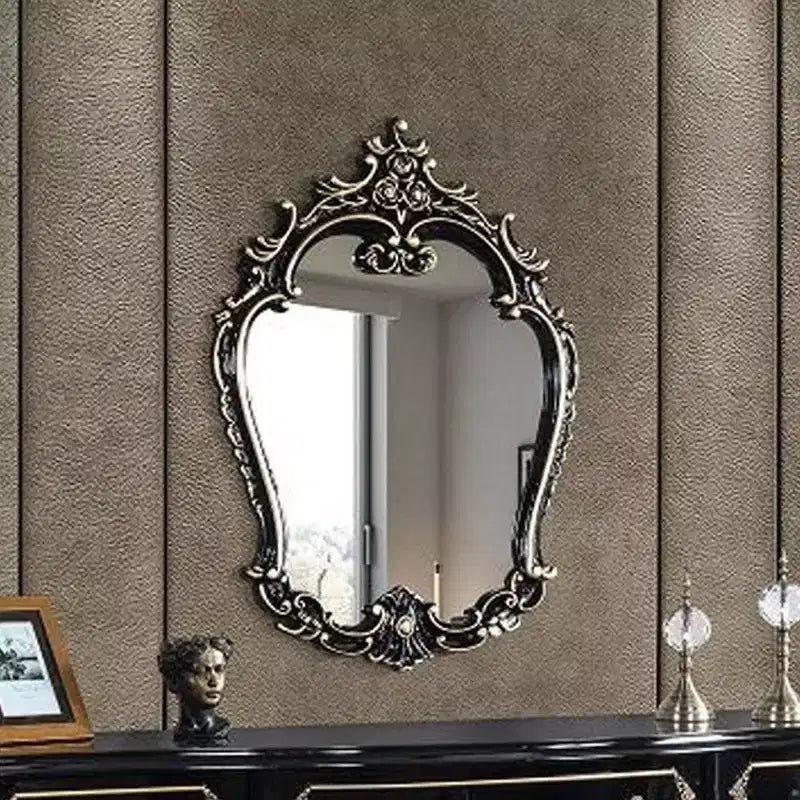 Miroir de commode Acme Furniture Betria, finition or/noir