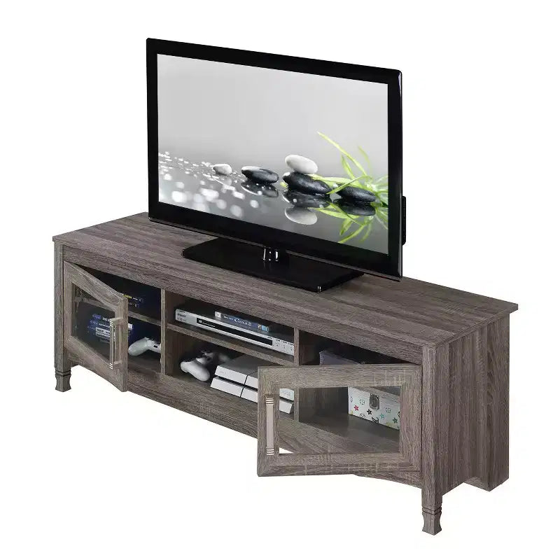Meuble TV pour téléviseurs jusqu'à 65 po Techni Mobili Gris