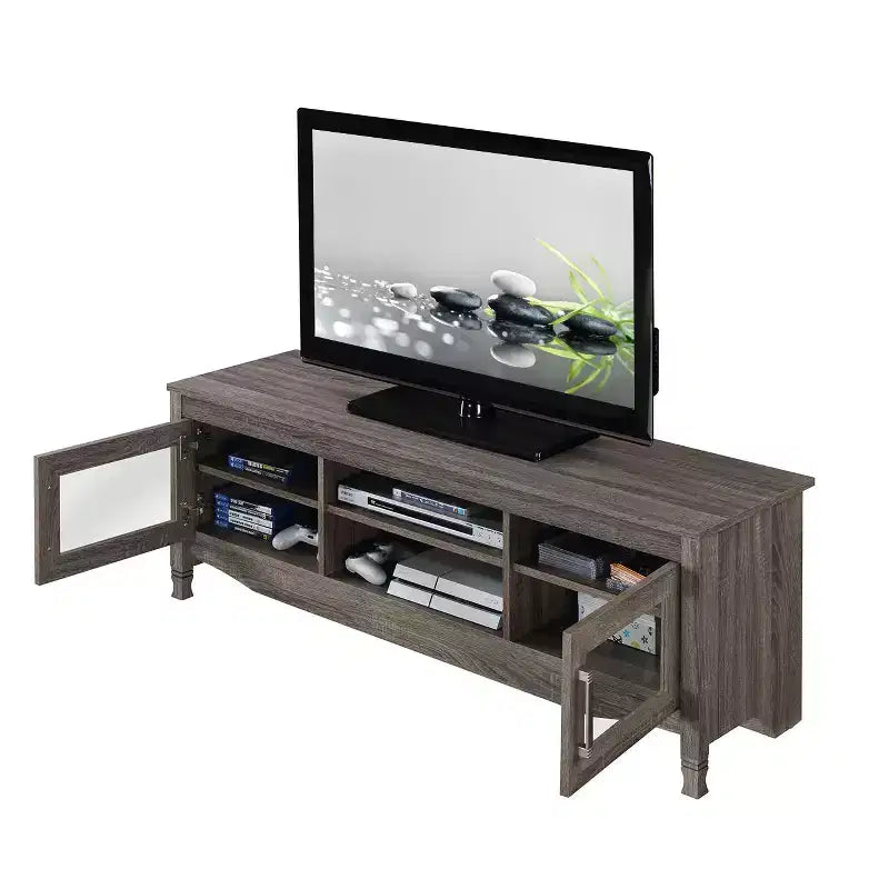 Meuble TV pour téléviseurs jusqu'à 65 po Techni Mobili Gris