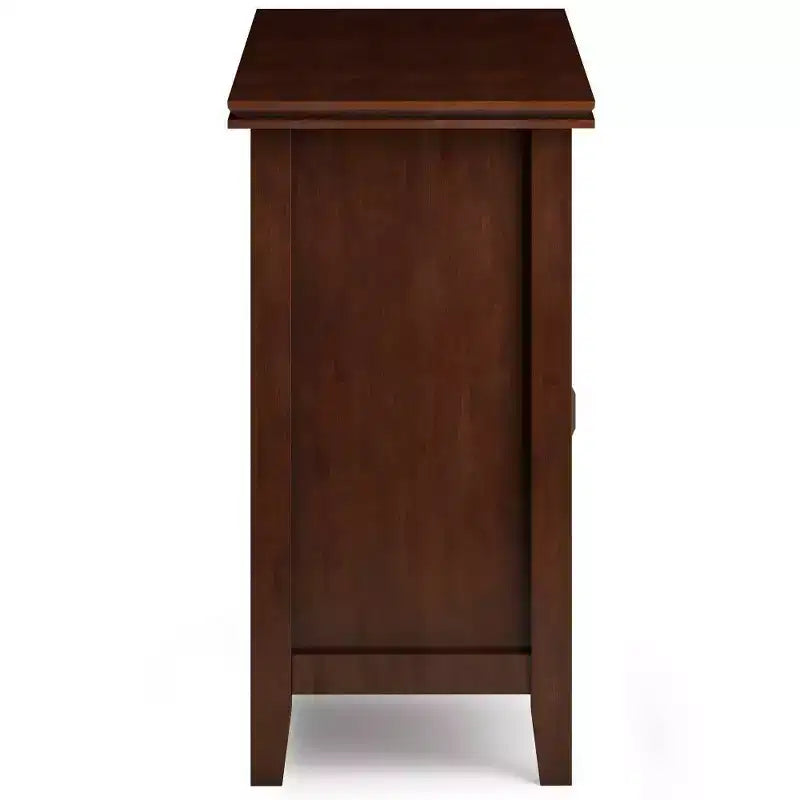 Meuble TV Stratford pour téléviseurs jusqu'à 60 po Brun roux - WyndenHall : Console de rangement avec étagères réglables