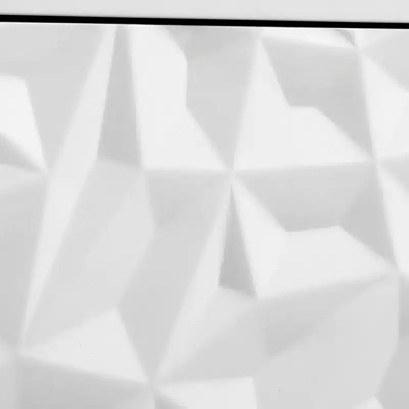 Meuble TV moderne Buylateral Marquise pour téléviseurs jusqu'à 60 po, blanc