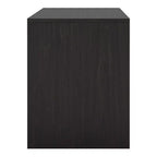Meuble TV moderne 24/7 Shop At Home Jenny pour téléviseurs jusqu'à 70 po : Fini expresso, cadre en bois, étagères ouvertes, capacité de 150 lb