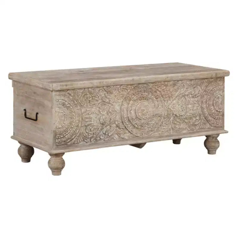 Banc de rangement Fossil Ridge beige - Signature Design by Ashley