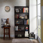 72" Kehoe Transitional Bookcase with 5 Shelves & Metal Hardware - HOMES: Inside + Out