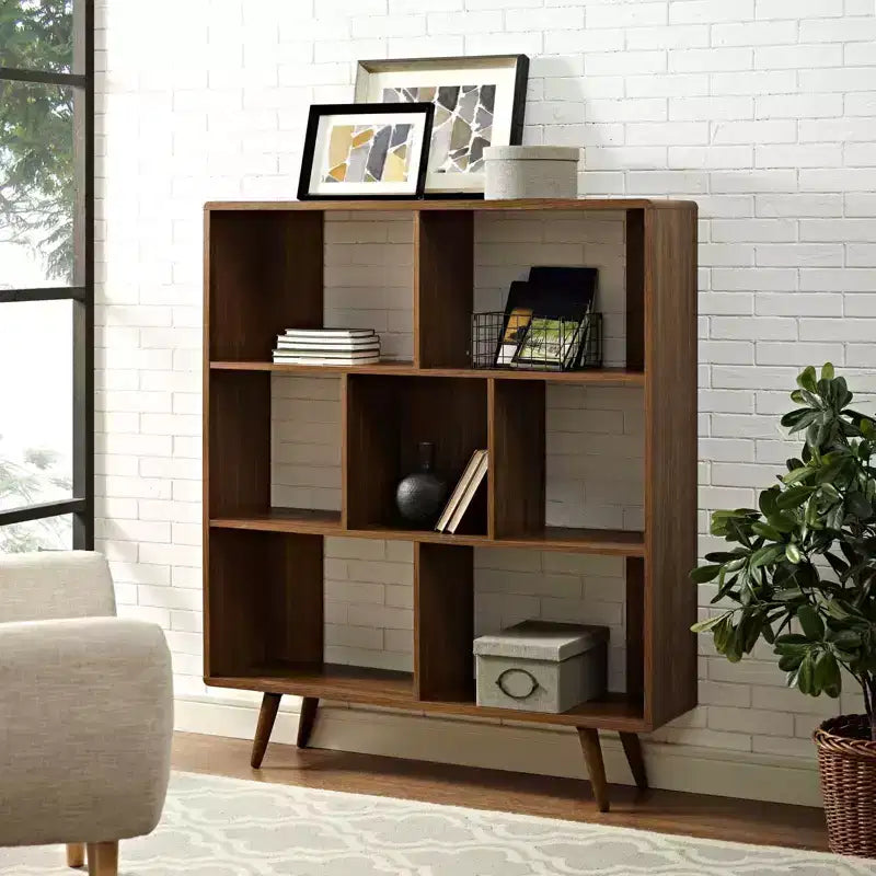 Étagère Realm 132 cm Noyer - Modway