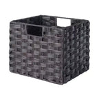 Étagère de rangement 42 po 7 pièces Leo avec paniers expresso/chocolat - Winsome