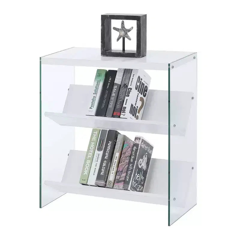 Bibliothèque SoHo blanche 27,75" - Breighton Home