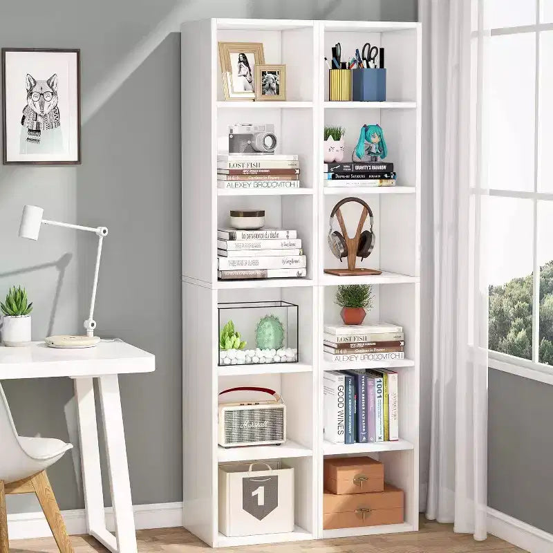 Étagère étroite blanche 6 niveaux LITTLE TREE 70,9 po