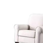 Chaise Assise Active Elvin de 37,01 po en Tissu Beige - Acme Furniture : Revêtement en lin, Cadre en métal, Assemblage sans outils