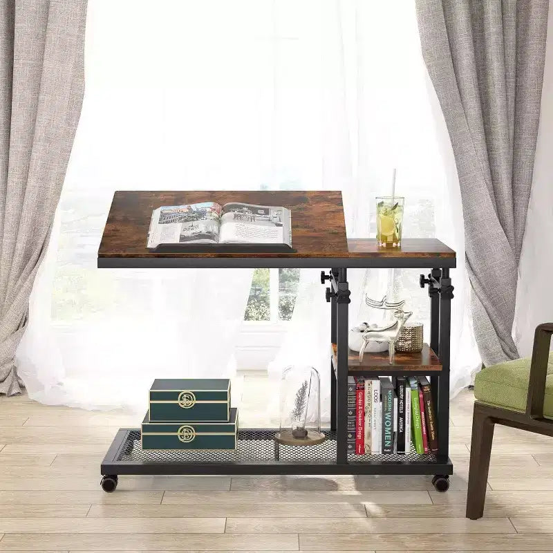 LITTLE TREE Bureau mobile de type C Marron rustique