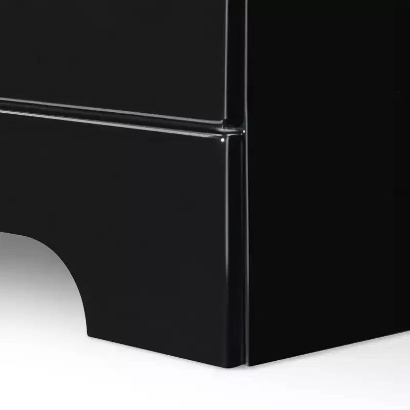 Table de chevet Hudson 2 tiroirs Noir - ClickDecor