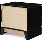 Table de chevet Hudson 2 tiroirs Noir - ClickDecor