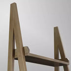 Flora Home 74" 5 Shelf Ladder Bookcase Alpine Gray: Solid Wood, Open Back Design, Steel Hardware