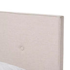 Queen Hampton Modern Bed with Button-Tufted Headboard - Baxton Studio