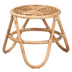 Table d'appoint Jacinda en rotin bali &amp; pari, marron naturel