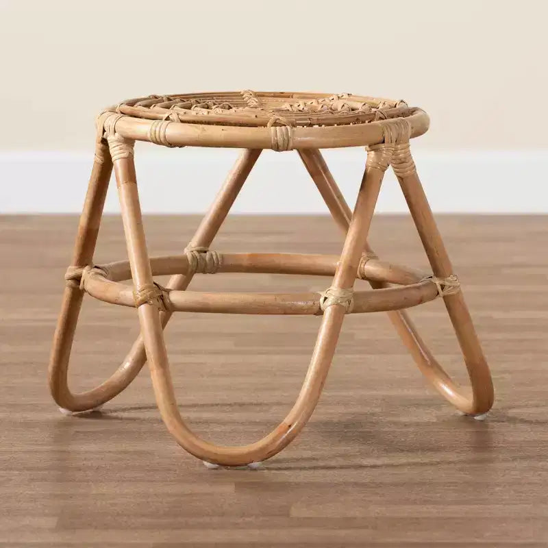 Table d'appoint Jacinda en rotin bali &amp; pari, marron naturel