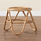 Table d'appoint Jacinda en rotin bali &amp; pari, marron naturel