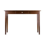 Winsome Rochester Console Table Noyer Antique : Table de Canapé en Bois Massif avec Tiroir de Rangement