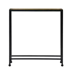 Table d'appoint Tivoli Comfort Pointe Laiton/Bronze antique : Plateau amovible, Aucun assemblage requis, Cadre métallique