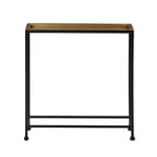 Table d'appoint Tivoli Comfort Pointe Laiton/Bronze antique : Plateau amovible, Aucun assemblage requis, Cadre métallique