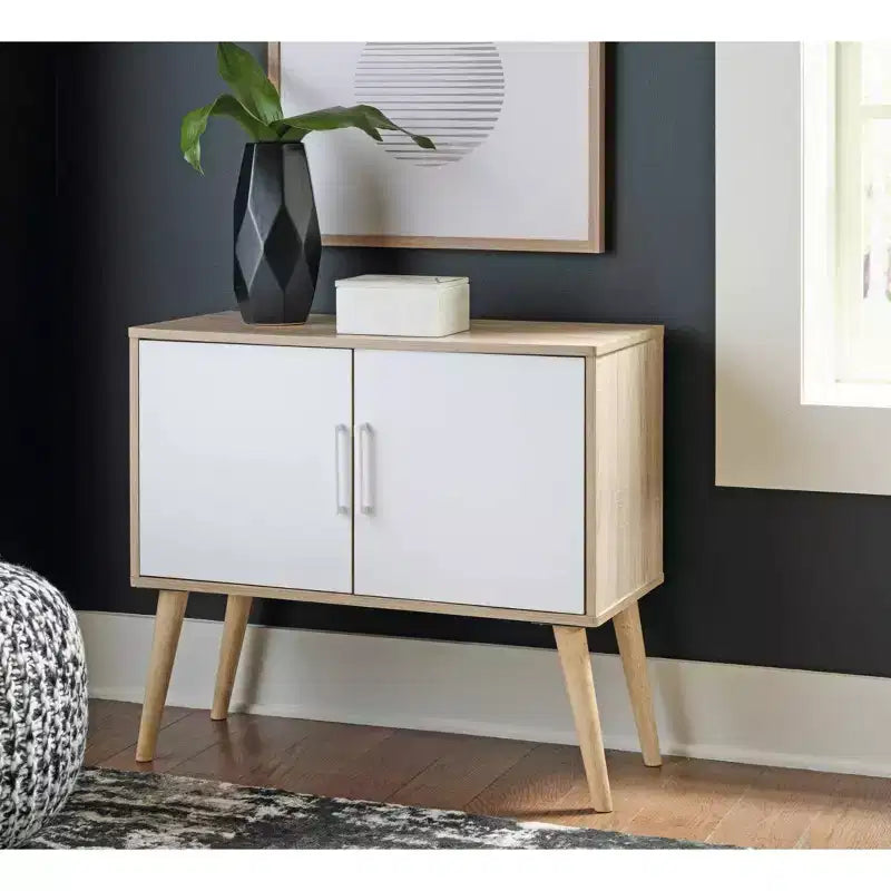 Meuble d'appoint Orinfield naturel/blanc – Signature Design by Ashley